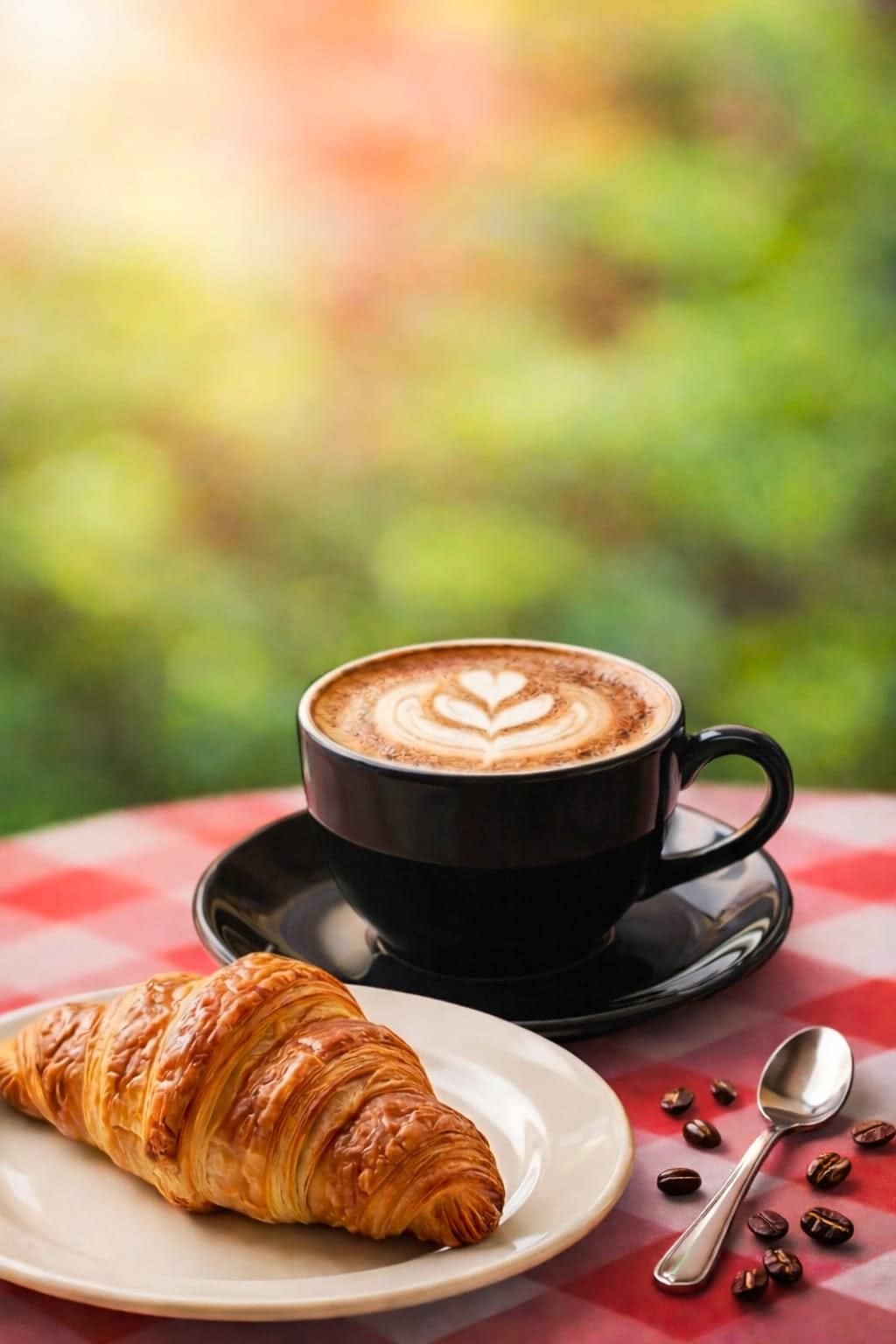 Cappuccino con croissant